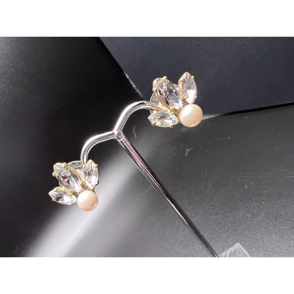 Stella & Dot Crystal Waterfall Earrings - Picture 9 of 11